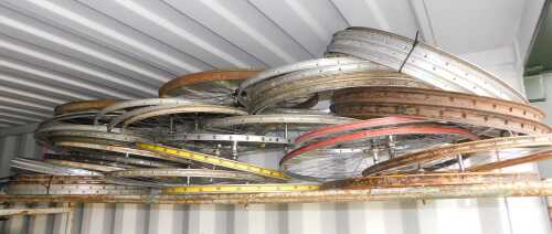 Bicycle wheels, including Mavic, Ambra Superga, wooden wheels, etc. (a quantity)