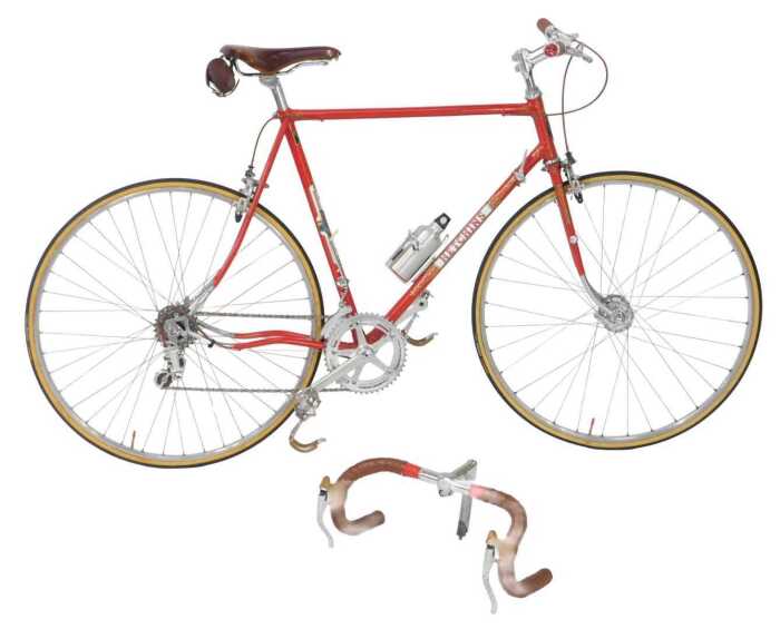 A Hetchins Experto Crede 1950s bicycle, constructed from Reynolds 531 frame tubing, serial...