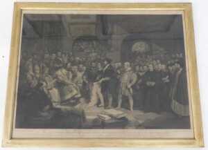 After George Cattermole. The first Reformers presenting their famous protest at the diet of... - 2