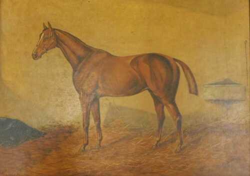 George Thomas Paice (1854-1925). Joshua, oil on board, signed and titled verso, 38cm x 53cm.