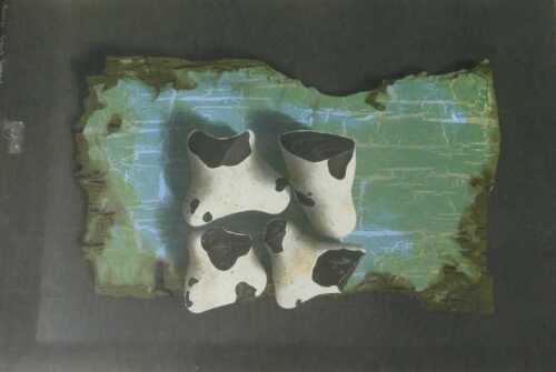 Terence Warren. Bronze flat square, artist signed and titled screenprint, 5/50, 64cm x 44cm....