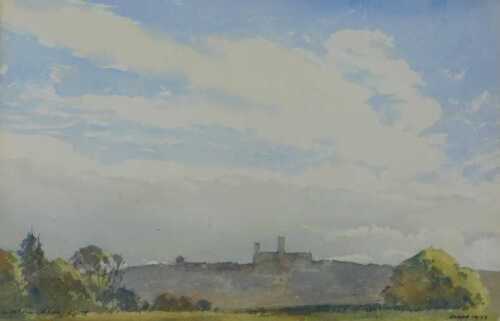Len Roope (1917-2005). Lincoln from South, watercolour, signed, dated 1978, and titled, 18cm x...
