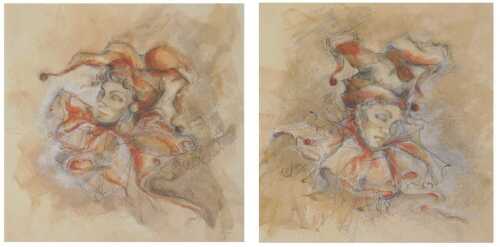 Joy Kirton-Smith (20thC). Harlequin, artist signed limited edition coloured prints, 34/395 -...