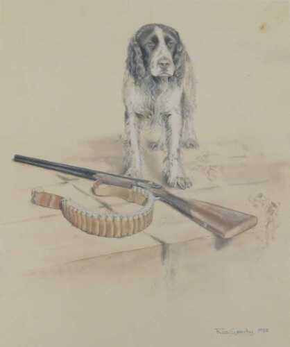 Ros Goody (20thC). Ben, artist signed limited edition colour print, 288/500, 40cm x 33cm.