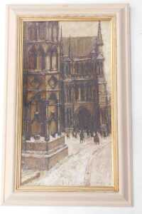Peter Brannan (1926-1994). The Cathedral, oil on board, signed, dated (19)65 and titled verso,... - 2