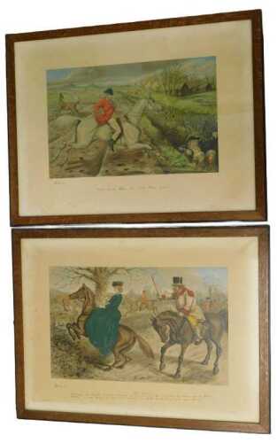 After John Leech (1817-1864). Gone Away, coloured print, published by Thos. Agnew & Sons 1865,...