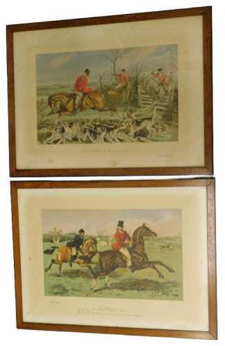 After John Leech (1817-1864). One of Multum in Parvo's Going Days, coloured print, published by...