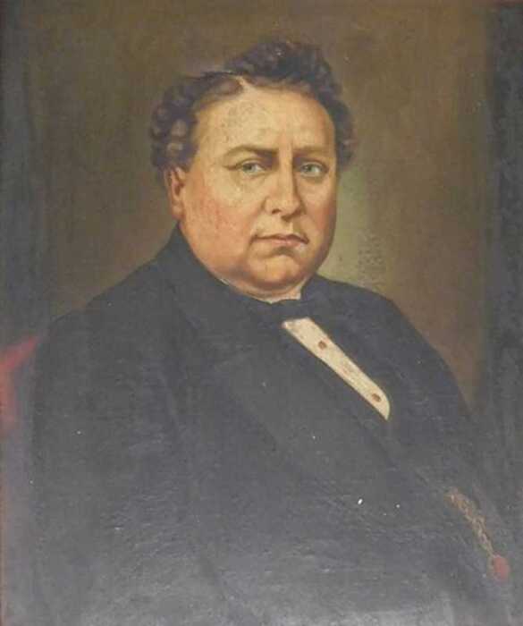 19thC British School. Head and shoulders portrait of a gentleman, oil on canvas, 59.5cm x 49.5cm.