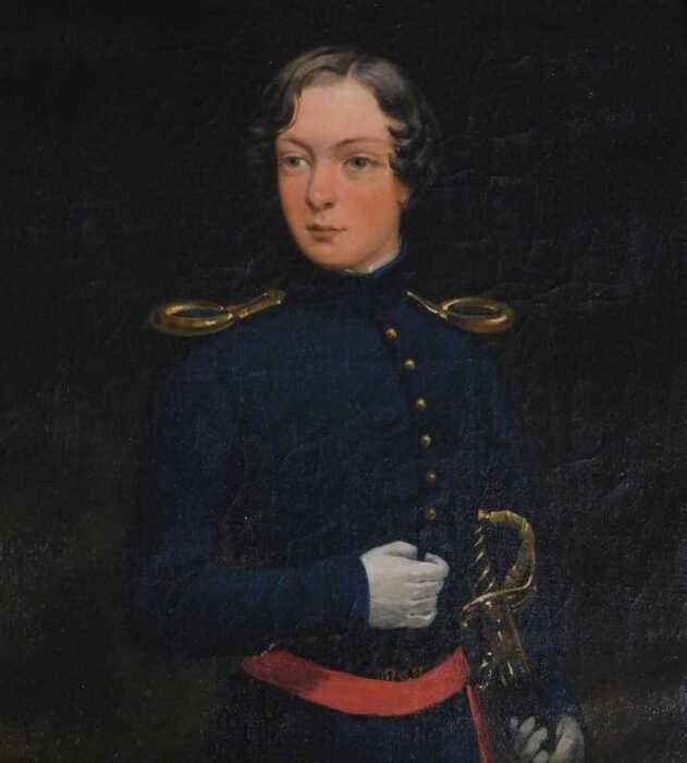 19thC British School. Henry Catley of Tames House, Great Uncle of Joyce Woodin nee Wire, oil on...