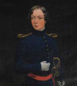 19thC British School. Henry Catley of Tames House, Great Uncle of Joyce Woodin nee Wire, oil on...