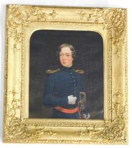 19thC British School. Henry Catley of Tames House, Great Uncle of Joyce Woodin nee Wire, oil on... - 2