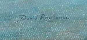 David Rowlands (20thC). George Beurling Victory Salute 249 Sqn Spitfire St Marija Convoy, oil on... - 3