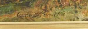 Arthur Pergial (1816-1884). Shooting at Comrie, oil on canvas, signed and titled, 34cm x 52cm.... - 3