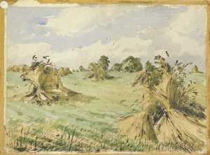 Edward Eaton Brannan (1886-1957). Street scene, watercolour, signed, 30cm x 41cm and six other... - 7