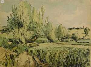 Edward Eaton Brannan (1886-1957). Studio works, watercolours, 32cm x 41cm. (10) - 4