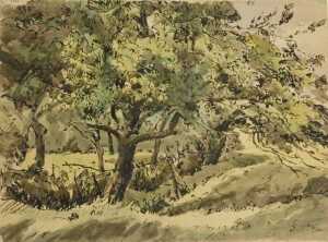 Edward Eaton Brannan (1886-1957). Studio works, watercolours, 32cm x 41cm. (10) - 6