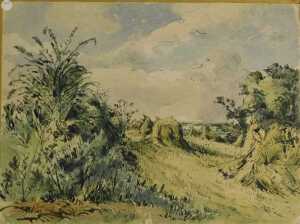 Edward Eaton Brannan (1886-1957). Studio works, watercolours, 46cm x 56cm, contents of folder. (10) - 6