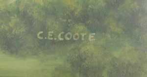 Charles Coote (20thC). Now there are two D. H. Dragonflies, oil on canvas, signed and titled... - 3