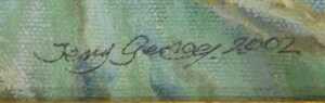 Terry George (20thC). A Normandy Landing 1944 - Airspeed Horsa, oil on canvas, signed, dated... - 3