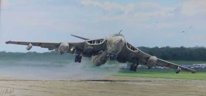 Simon Mumford (20thC). Volitant Victor - Victor K2 Bruntingthorpe, oil on canvas, signed, dated...