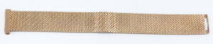 A 9ct gold brick link bracelet, plain over clasp, 44.6g. - 5