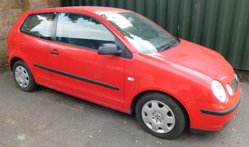 A VW Polo E 1.2, Registration FE02 XSG, first registered 19/03/2002, three door hatchback, petrol, 1198cc, 44,698 recorded mileage, &nbsp;no MOT (expired 10/04/19), V5 present, red.&nbsp;Upon instructions of Solicitors Acting for Court of Protection.