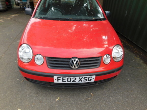 A VW Polo E 1.2, Registration FE02 XSG, first registered 19/03/2002, three door hatchback, petrol, 1198cc, 44,698 recorded mileage, &nbsp;no MOT (expired 10/04/19), V5 present, red.&nbsp;Upon instructions of Solicitors Acting for Court of Protection. - 2