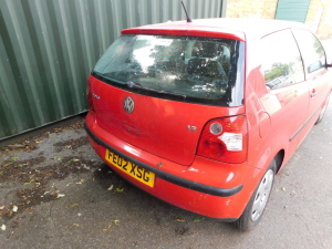 A VW Polo E 1.2, Registration FE02 XSG, first registered 19/03/2002, three door hatchback, petrol, 1198cc, 44,698 recorded mileage, &nbsp;no MOT (expired 10/04/19), V5 present, red.&nbsp;Upon instructions of Solicitors Acting for Court of Protection. - 3