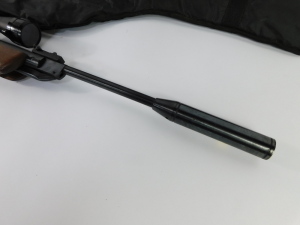 A Westlake .2 calibre air rifle, No 110301115., with a 4x40 gun sight and silencer, cased. - 2