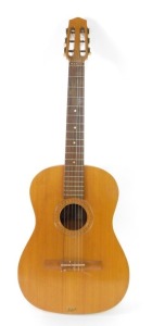 A Hofner Vienna maple cased classical guitar, with rosewood finger board, No 1108, bears label, cased, 97cm high.