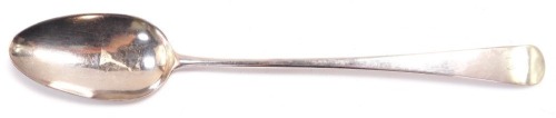 A George III silver basting spoon, London 1796, 2.85oz.