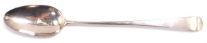 A George III silver basting spoon, London 1796, 2.85oz.