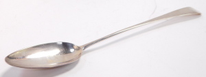 A George III silver basting spoon, London 1796, 2.85oz. - 3