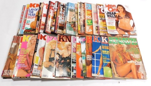 Thirty one Knave glamour magazines, together with twenty Men Only magazines. (51)