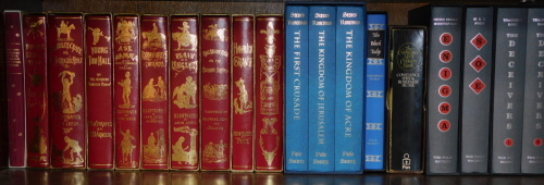 Folio Society. Various novels, in slip cases. (1 shelf)
