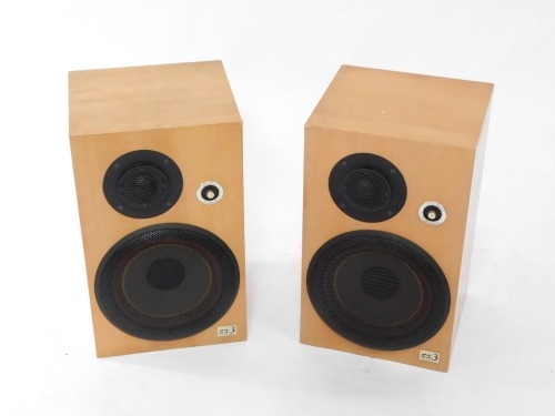 A pair of Victor Model SX-3 speakers, 31.5cm wide, (AF)