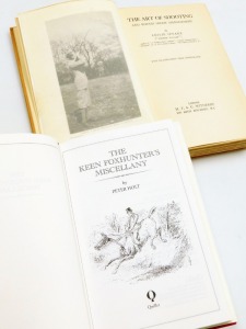 A group of hunting related books, Simpson (Charles) Leicestershire and Its Hunts, Holt (Peter) The Keen Fox Hunters Miscellany: Country Life Gentleman's Pursuits, Sparke (Lesley) The Art of Shooting and Rough Shoot Management, and Stranger (Joyce) The Run - 4