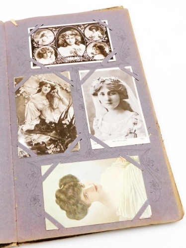 Early 20thC and later postcards, to include topographical views, mainly of seaside towns, Lincolnshire related postcards, to include Denton Manor Grantham, Harlaxton Cross, humorous, etc. (1 album)
