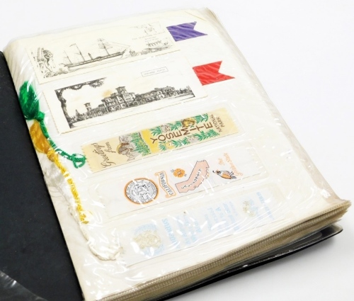 A quantity of bookmarks, Isle of Wight, other religious, National Parks, The Golden State California, etc., other memorial bookmarks, etc. (1 album)