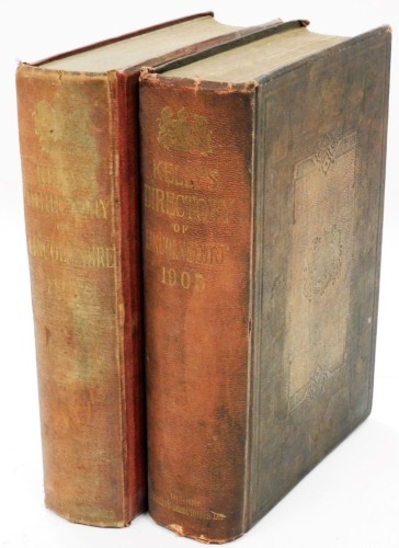 A Kelly's Directory of Lincolnshire for 1905, and another for 1909. (2)