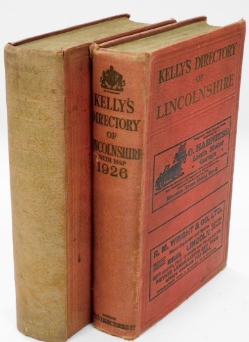 A Kelly's Directory of Lincolnshire for 1918, and another for 1926. (2)