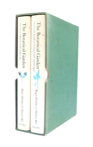 Roger Phillips and Martyn Rix. The Botanical Garden volumes one and two, Trees and Shrubs and Perennials and Annuals, in slip case.