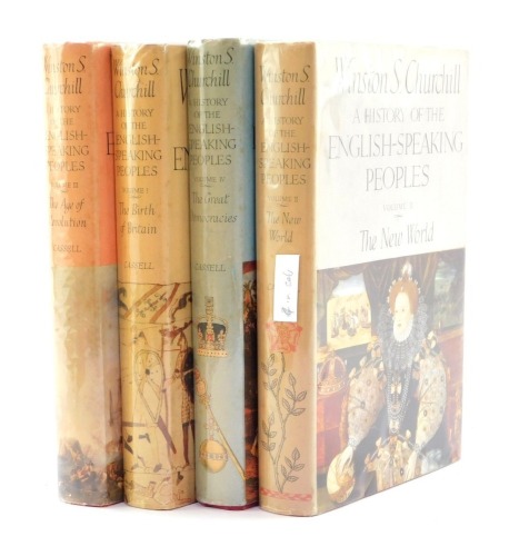 Churchill (Winston S). A History Of The English Speaking People volumes 1-4, published by himself.