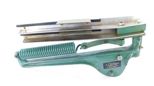 A J W Bowman clay pigeon trap.