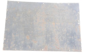 A Brooke Bond Tea enamel advertising sign, on orange ground with chequered border, 51cm x 76cm. - 2