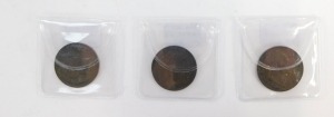 Three William IV farthings, 1834, 1836 & 1831. - 2