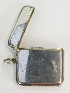 A George VI silver match case, Birmingham 1942, 1oz. - 3